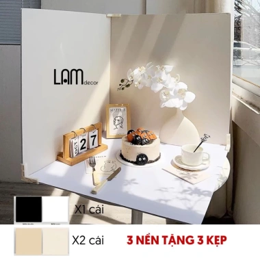 Phông nền chụp bánh kem góc dựng, chất liệu fomex bền, giá ưu đãi 150k 10