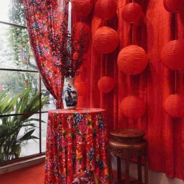 Phông nền Công Phượng Vải nhung Trang Trí Tết 2.026 - Decor Sự Kiện, Giá 25.000 VND 6