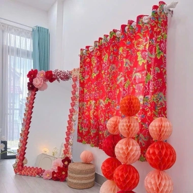 Phông nền Công Phượng Vải nhung Trang Trí Tết 2.026 - Decor Sự Kiện, Giá 25.000 VND 8