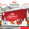 Phông nền Merry Christmas cỡ lớn - Bạt ngoài trời in đa kích thước, chỉ 160k 2