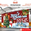 Phông nền Merry Christmas cỡ lớn - Bạt ngoài trời in đa kích thước, chỉ 160k 4