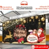 Phông nền Merry Christmas cỡ lớn - Bạt ngoài trời in đa kích thước, chỉ 160k 5