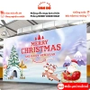 Phông nền Merry Christmas cỡ lớn - Bạt ngoài trời in đa kích thước, chỉ 160k 7