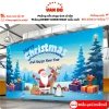 Phông nền Merry Christmas cỡ lớn - Nhiều kích thước, bạt ngoài trời, in bạt chỉ 200k 6