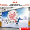 Phông nền Merry Christmas cỡ lớn - Nhiều kích thước, bạt ngoài trời, in bạt chỉ 200k 7