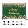 Phông nền sinh nhật 5x3ft Vàng Kim Cương – Biểu ngữ chụp ảnh 30‑80 tuổi, tiệc 2