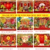 Phông nền Tết 2.026 - Tranh decor chúc mừng năm mới, decor nhà cửa TET01 K.I.M1 159k