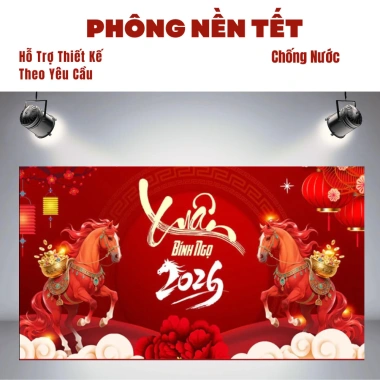 Phông nền Tết cỡ lớn đa size, in bạt ngoài trời chịu nước HaiWai - 158.000₫ 6 Phông nền Tết cỡ lớn đa size, in bạt ngoài trời chịu nước HaiWai - 158.000₫ 6