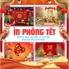 Phông nền Tết in theo yêu cầu - Bạt dày đứng phom, kích thước tùy ý, in ngay, giao nhanh, chỉ 130.000₫