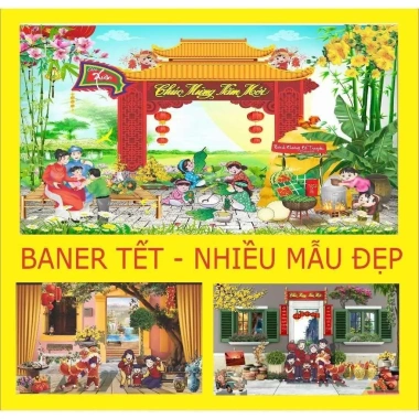 Phông nền Tết size 3m - Chụp ảnh mừng xuân 2.026, giá chỉ 149k 6