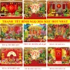 Phông nền Tết TET01 BIATON - Tranh decor chụp ảnh, trang trí nhà, giá 159.000₫