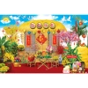 Phông nền tranh vải Cavar 4m - Backdrop chụp ảnh Tết TET07 BEEKIDS, giảm 149k 7