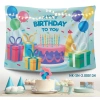 Phông nền tranh vải sinh nhật Birthday treo tường kèm đinh móc giảm còn 82.000₫ 8