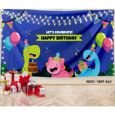 Phông nền tranh vải treo tường – Backdrop sinh nhật, thiết kế yêu cầu, giá 82.000đ