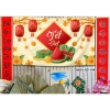 Phông nền tranh vải treo tường backdrop Tết Nguyên Đán, tặng đinh móc keo dán, chỉ 82.000₫ 2