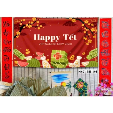 Phông nền tranh vải treo tường backdrop Tết Nguyên Đán, tặng đinh móc keo dán, chỉ 82.000₫ 3 Phông nền tranh vải treo tường backdrop Tết Nguyên Đán, tặng đinh móc keo dán, chỉ 82.000₫ 3