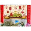 Phông nền tranh vải treo tường backdrop Tết Nguyên Đán, tặng đinh móc keo dán, chỉ 82.000₫ 5