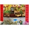 Phông nền tranh vải treo tường backdrop Tết Nguyên Đán, tặng đinh móc keo dán, chỉ 82.000₫ 6