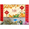 Phông nền tranh vải treo tường backdrop Tết Nguyên Đán, tặng đinh móc keo dán, chỉ 82.000₫ 8