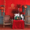 Phông nền vải nhung tuyết đỏ - Trang trí bàn tiệc Noel, Tết, chụp ảnh đẹp 3