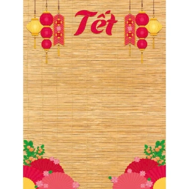 Phông nền vải treo tường Backdrop Tết Nguyên Đán - Tặng đinh móc keo dán 82.000 VND 8
