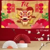 Phông nền vải treo tường Tết Nguyên Đán, tặng đinh móc + keo dán, chỉ 82.000₫ 2