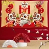 Phông nền vải treo tường Tết Nguyên Đán, tặng đinh móc + keo dán, chỉ 82.000₫ 8