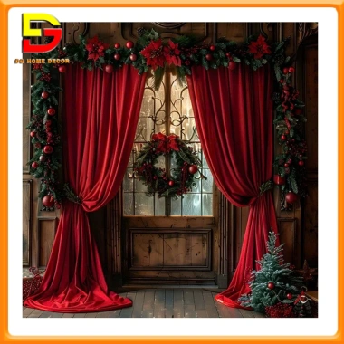 Phông Rèm Decor DGH-556 - Trang Trí Noel Sân Khấu Sang Trọng, Giá 139.000 VND 2