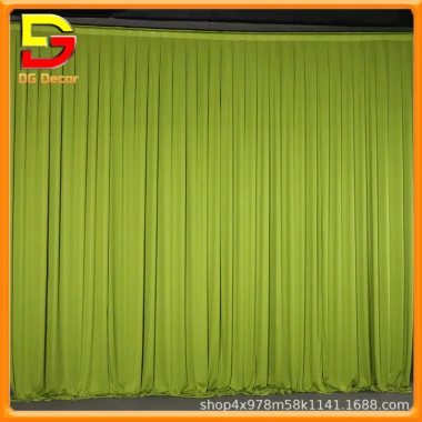 Phông Rèm Vải Thun Lạnh Hồng Đỗ DG-720 - Sinh Nhật, Lễ Tết, Giáng Sinh, 99.000 VND 9