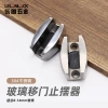 Phòng tắm kính xoay thép không gỉ 304 di động, chà nhám sáng, trượt giới hạn OGQR
