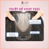 Phủ hói tóc thật Biva 9x12cm Siêu Lưới - Tóc giả che hói, giảm giá 999.000đ 2