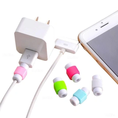 Phụ kiện bảo vệ dây cáp sạc silicone cho iPhone Apple & Samsung - Giá 12.329 VND 6 Phụ kiện bảo vệ dây cáp sạc silicone cho iPhone Apple & Samsung - Giá 12.329 VND 6