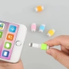 Phụ Kiện Bảo Vệ Dây Cáp Silicon Mềm Đa Màu Cho iPhone Samsung Xiaomi Huawei - Giá ưu đãi 12.329đ 5