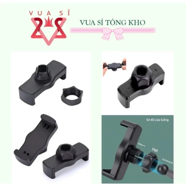 Phụ kiện bộ chuyển đổi kẹp điện thoại Ren 1/4 - kẹp đuôi bi tròn, kẹp máy tính bảng, giá chỉ 28.000 VND 4