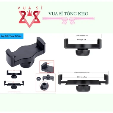 Phụ kiện bộ chuyển đổi kẹp điện thoại Ren 1/4 - kẹp đuôi bi tròn, kẹp máy tính bảng, giá chỉ 28.000 VND 5