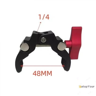 Phụ Kiện Chụp Ảnh Kim Loại Kẹp Cánh Tay Đôi, Gắn Mic Đèn Điện Thoại - 73.590 VND 8