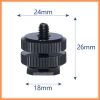 Phụ Kiện Chuyển Hotshoe Máy Ảnh Sang Ren 1/4 - Đèn Trợ Sáng, Kẹp Điện Thoại 25k 3