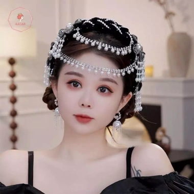 Phụ kiện cưới: vòng tóc sang trọng nữ ngọc trai tháo lắp dễ dàng, phù hợp tiệc sự kiện - Giá ưu đãi 91.368 VND 3 Phụ kiện cưới: vòng tóc sang trọng nữ ngọc trai tháo lắp dễ dàng, phù hợp tiệc sự kiện - Giá ưu đãi 91.368 VND 3
