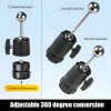 Phụ kiện đa chức năng 360 độ xoay: Đầu bóng kim loại 17,4mm cho điện thoại và máy tính bảng - Giá 80.743đ