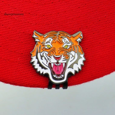 Phụ kiện đánh dấu bóng sắt Tiger - Kim loại bền, kẹp mũ từ tính, cho người chơi gôn