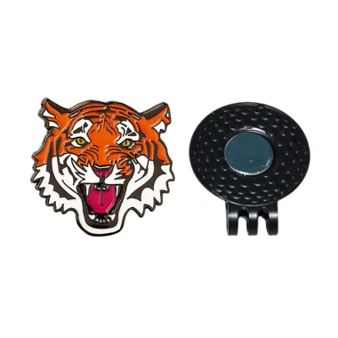 Phụ kiện đánh dấu bóng sắt Tiger - Kim loại bền, kẹp mũ từ tính, cho người chơi gôn