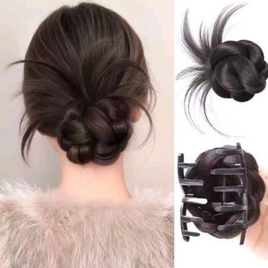 Phụ kiện đầu đội bóng & tóc giả đa năng - Búi tóc, buộc đuôi ngựa, giá 55.000đ