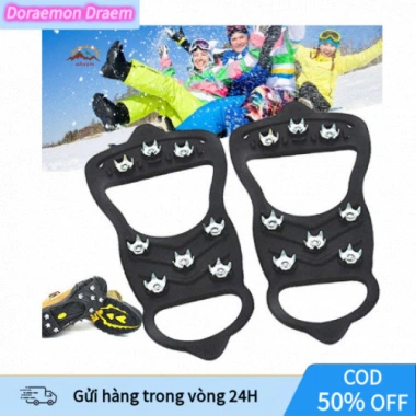 Phụ Kiện Đinh Gắn Đế Giày Chống Trượt 8-10 Răng – Leo Núi, Đi Bộ Đường Dài, Mùa Đông An Toàn, 57.000đ