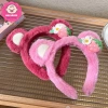 Phụ kiện gấu dâu cho bé gái: lồng đèn, cánh tiên, cột tóc, kẹp tóc, bờm, băng đô, khẩu trang, cào tóc - giảm còn 34.500đ 4