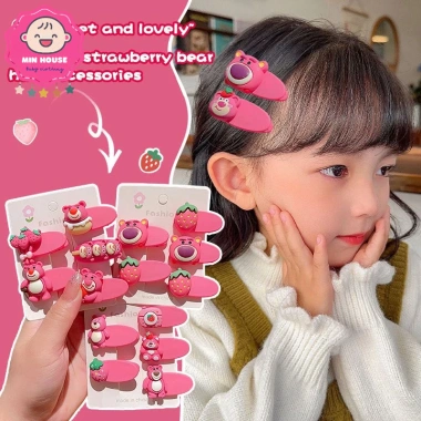 Phụ kiện gấu dâu cho bé gái: lồng đèn, cánh tiên, cột tóc, kẹp tóc, bờm, băng đô, khẩu trang, cào tóc - giảm còn 34.500đ