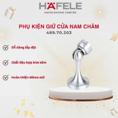 Phụ Kiện Giữ Cửa Nam Châm DIY Hafele 489.70.203 – Lắp nhanh, bền chắc, giảm còn 162.000₫