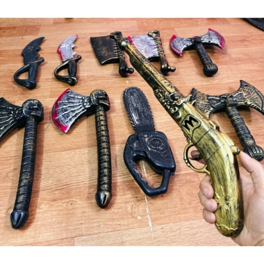 Phụ kiện hóa trang Rìu Cưa Dao Cosplay Halloween - Đồ chơi siêu thực, giảm giá 21k, chất liệu bền, giá chỉ 72.000 VND 4