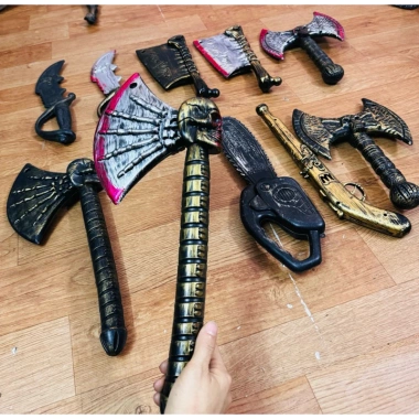 Phụ kiện hóa trang Rìu Cưa Dao Cosplay Halloween - Đồ chơi siêu thực, giảm giá 21k, chất liệu bền, giá chỉ 72.000 VND 7