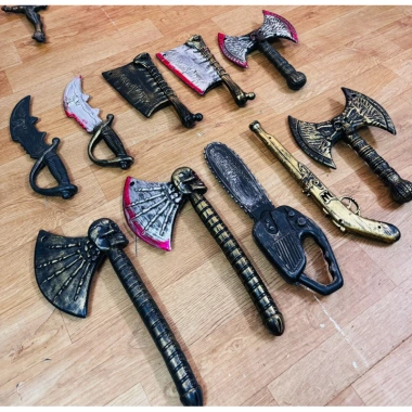Phụ kiện hóa trang Rìu Cưa Dao Cosplay Halloween - Đồ chơi siêu thực, giảm giá 21k, chất liệu bền, giá chỉ 72.000 VND 9