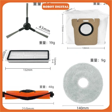 Phụ kiện hút bụi Xiaomi X20 Max Pro: Lọc HEPA, Chổi giữa, Túi rác - 49.000 VND 6 Phụ kiện hút bụi Xiaomi X20 Max Pro: Lọc HEPA, Chổi giữa, Túi rác - 49.000 VND 6